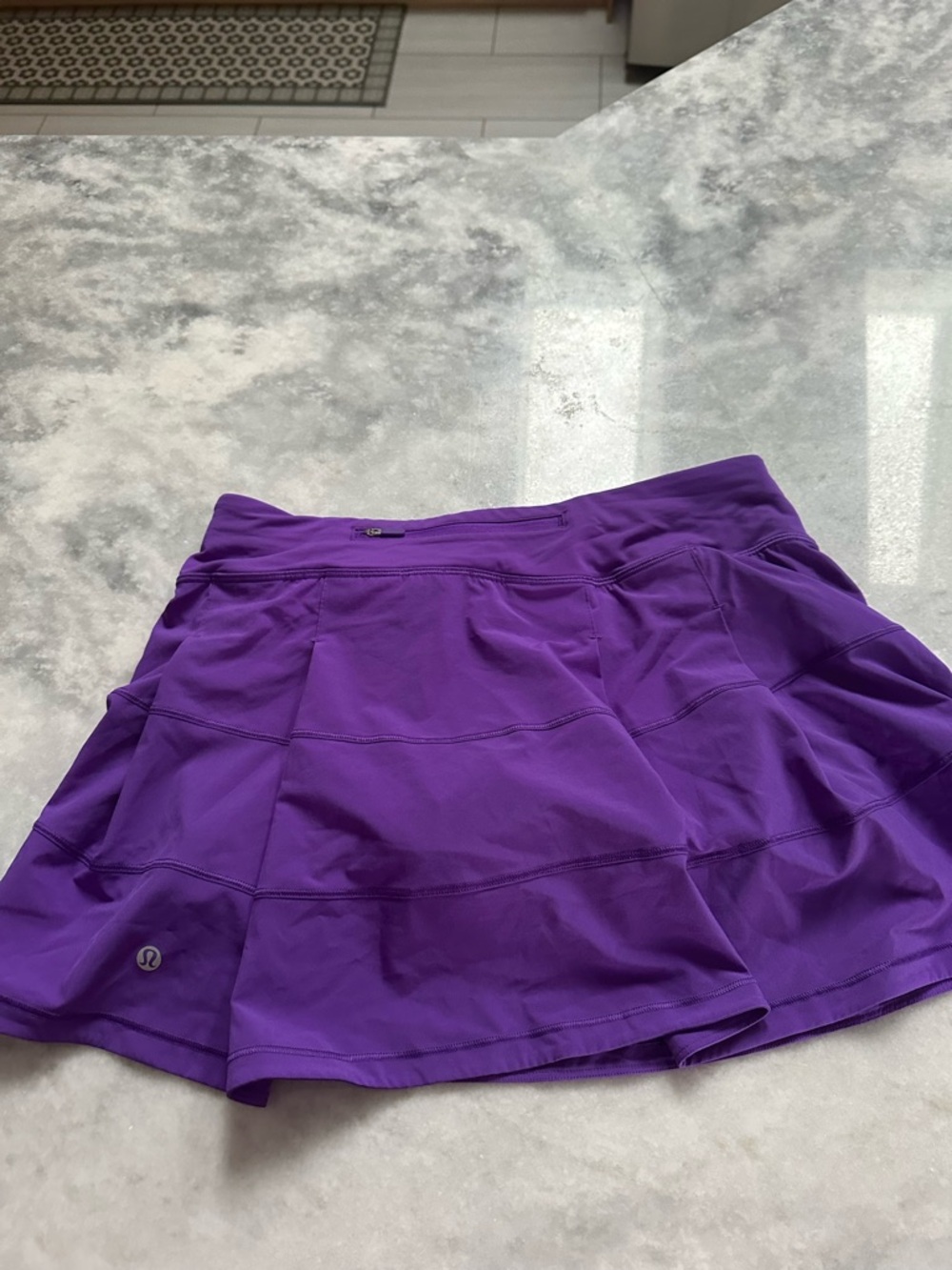 lululemon purple athletic skort